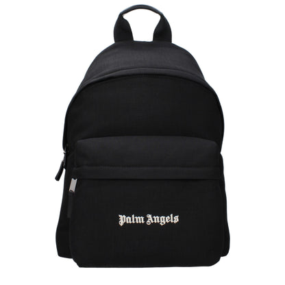 Palm Angels Black Fabric Backpack