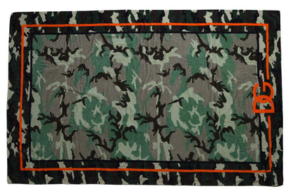 وشاح دولتشي آند غابانا متعدد الألوان من القطن المطبوع