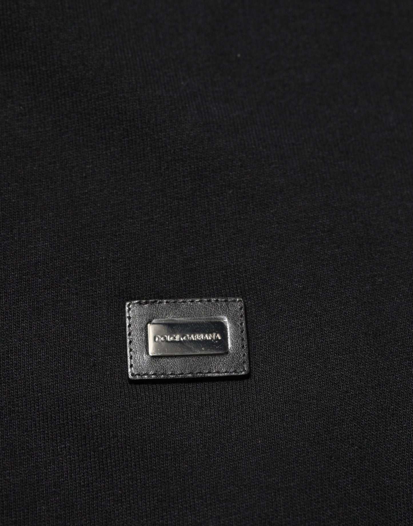 سويت شيرت رجالي من دولتشي آند غابانا، أسود، قطن، بقلنسوة