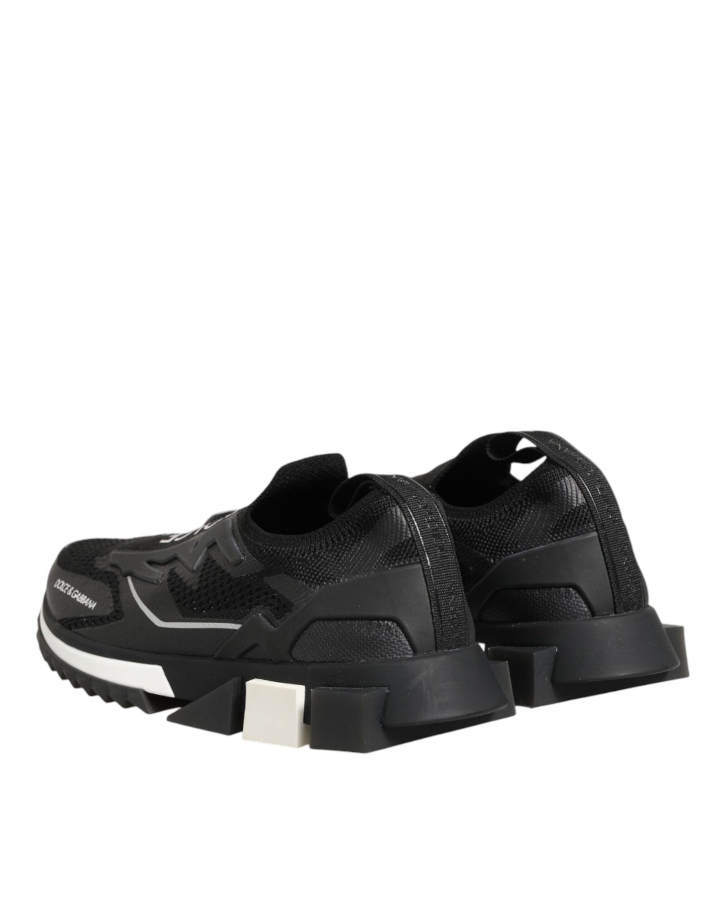 Dolce & Gabbana Black SORRENTO Sport Stretch Sneakers Shoes