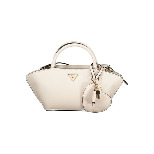 Guess Jeans Beige Polyurethane Women's Handbag