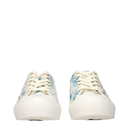 Jimmy Choo Beige Fabric Low Top Sneakers