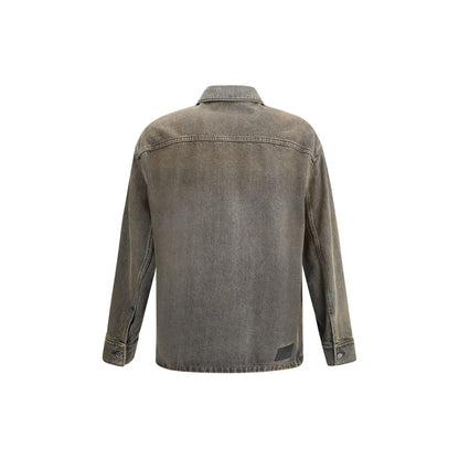 Fendi Gray Denim Shirt