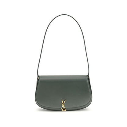 Saint Laurent Bicolor Calf Leather Bos Taurus Shoulder Bag