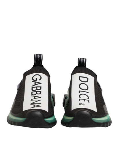 حذاء سنيكرز رجالي من دولتشي آند غابانا أسود سهل الارتداء سورينتو