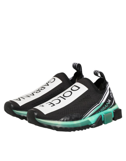 حذاء سنيكرز رجالي من دولتشي آند غابانا أسود سهل الارتداء سورينتو