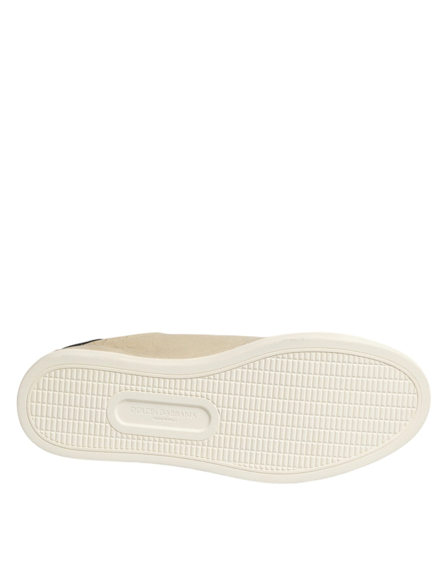 حذاء سنيكرز جلدي منخفض الرقبة من دولتشي آند غابانا بيج لندن