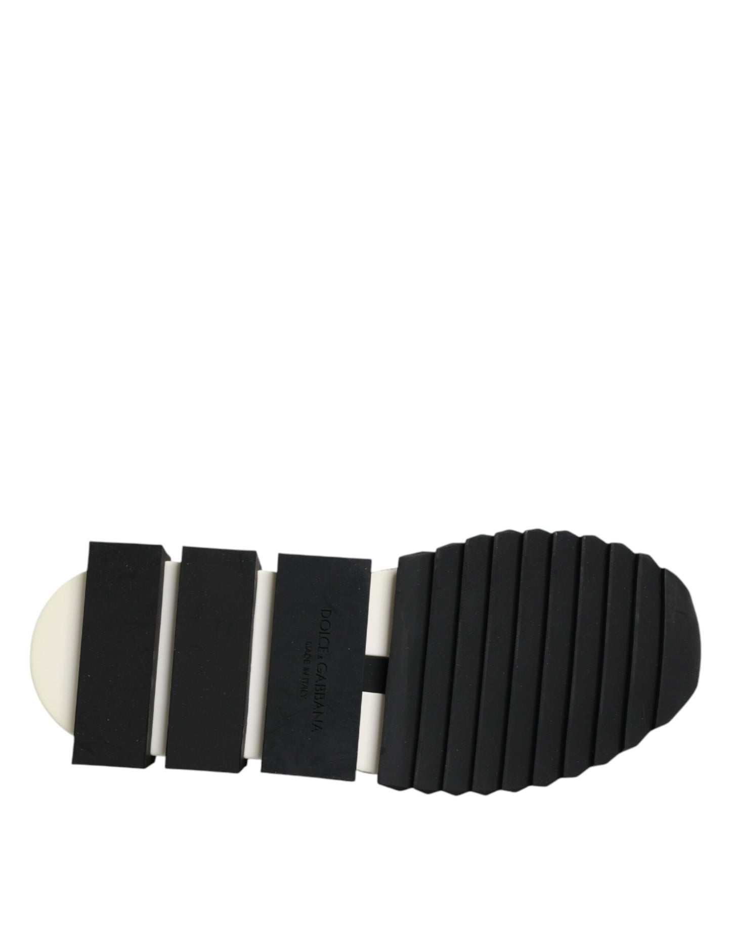 حذاء سنيكرز سورينتو رجالي من دولتشي آند غابانا أسود مرصع بالكريستال سهل الارتداء