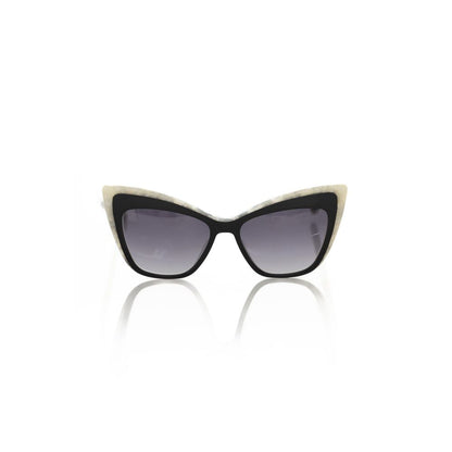 Frankie Morello Black Acetate Sunglasses