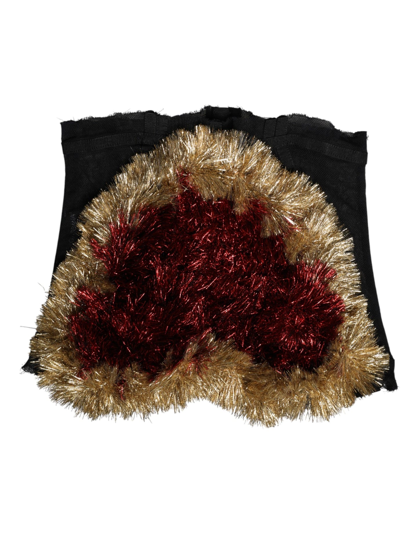 صدرية كورسيه دولتشي آند غابانا سوداء ذهبية على شكل قلب