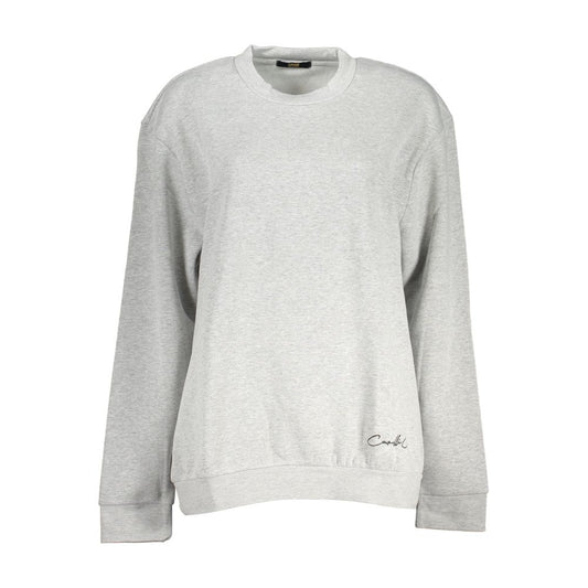 Cavalli Class Grigio Polyester Women Sweatshirt