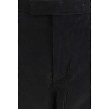 Thom Browne Black Cotton Chino Pants