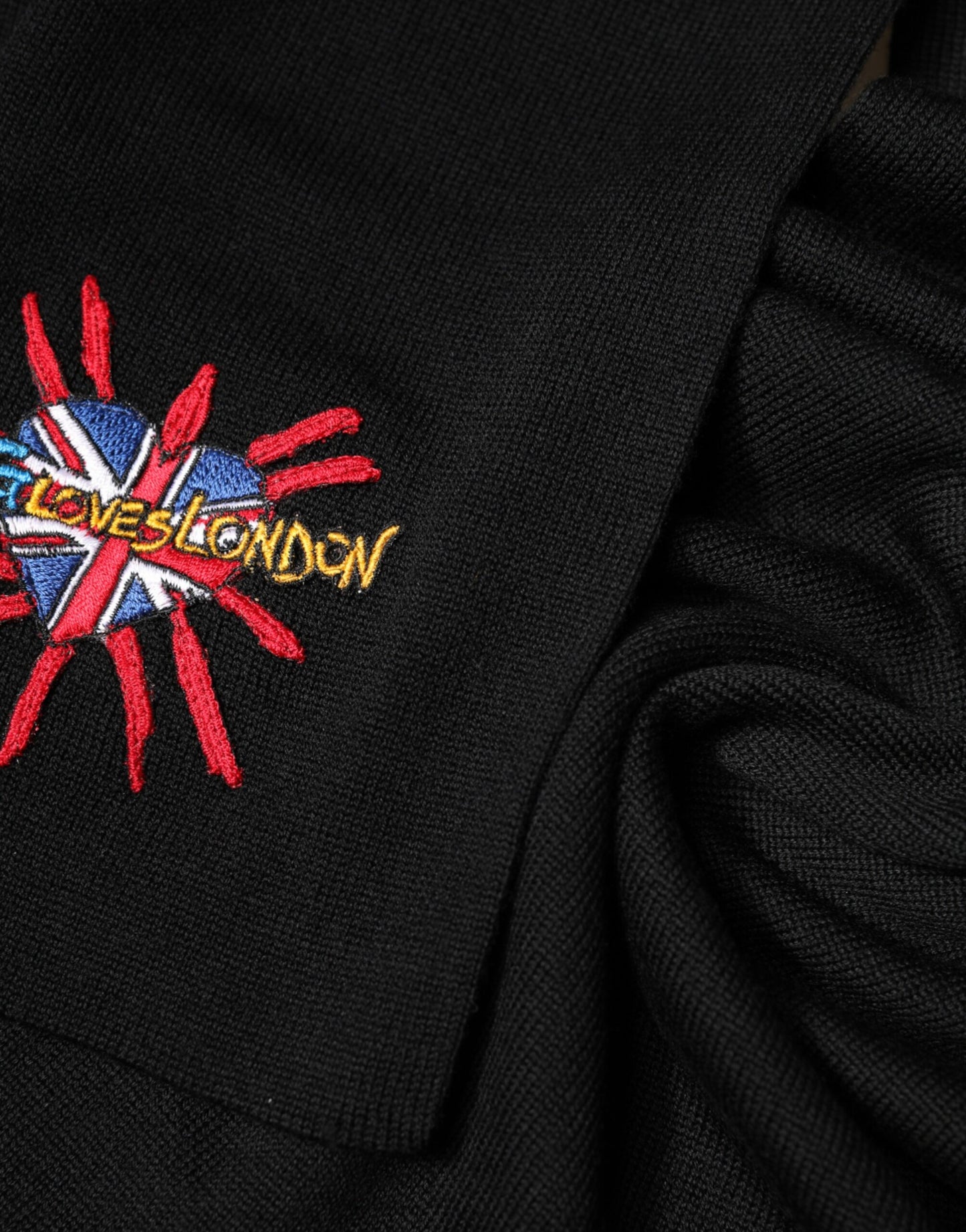 وشاح دولتشي آند غابانا بلو صوف دي جي لوفز لندن للرقبة