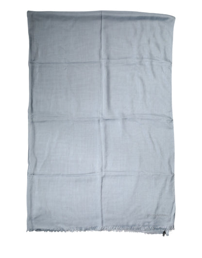 شال كشمير محبوك باللون الأزرق الفاتح من دولتشي آند غابانا