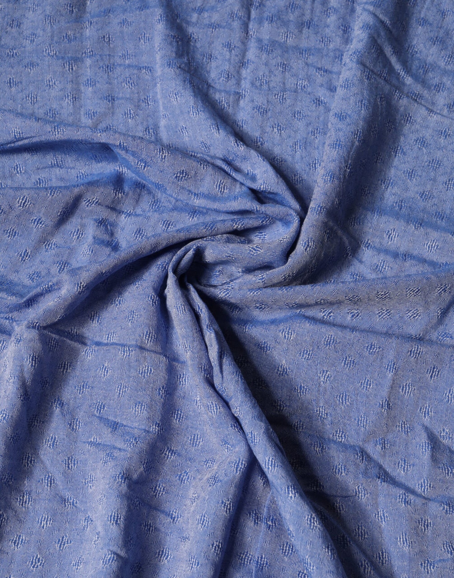 Dolce & Gabbana Blue Lace Stole Cotton Neck Wrap Shawl Scarf