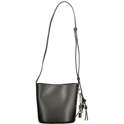 Furla Black Leather Women Bucket Bag