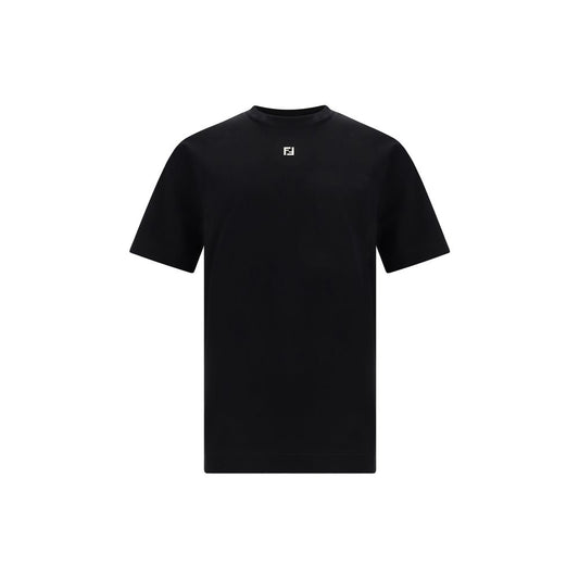 تي شيرت فندي قطني أسود