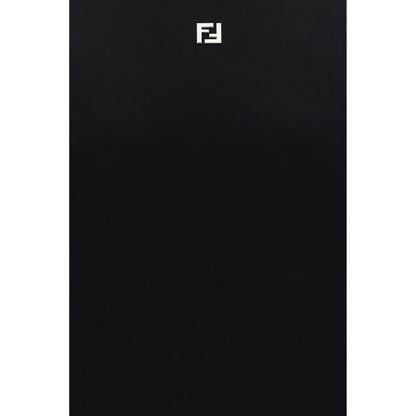 تي شيرت فندي قطني أسود