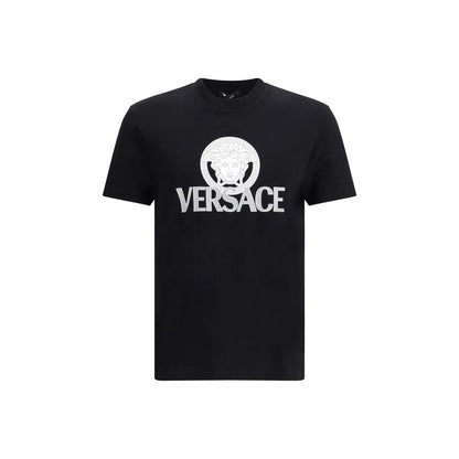 Versace Black Cotton T-Shirt