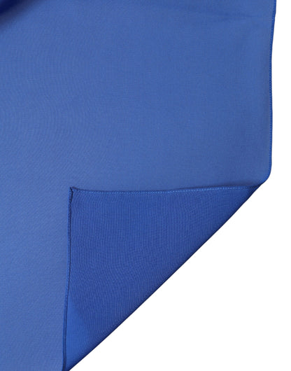 Dolce & Gabbana Blue Silk Stole Neck Wrap Shawl Men  Scarf