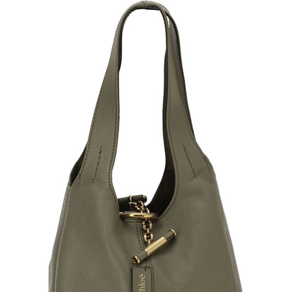 Chloé Green Buffalo Leather Shoulder Bag