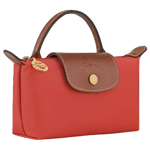 Longchamp Le Pliage Original Pouch with Handle - O\S, Tomate