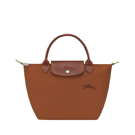 Longchamp Le Pliage Green Handbag S - S , Cognac