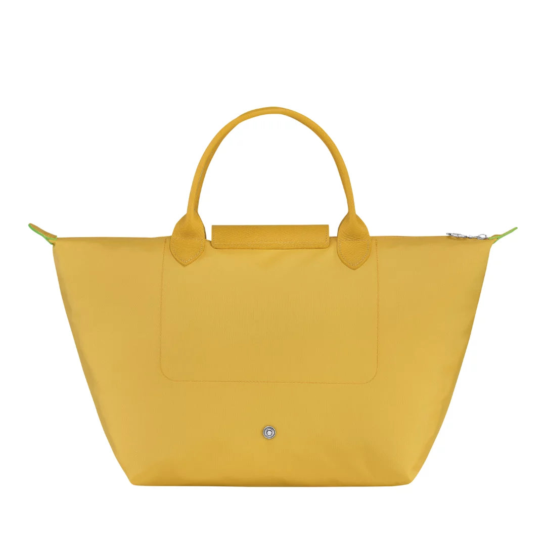Longchamp Le Pliage Green Handbag M-M, Yellow