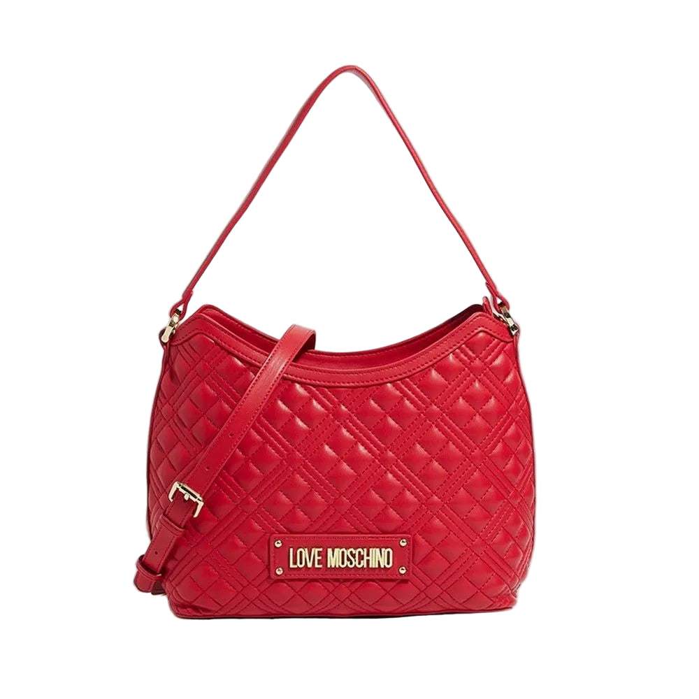 Love Moschino Red Quilted Shoulder Bag