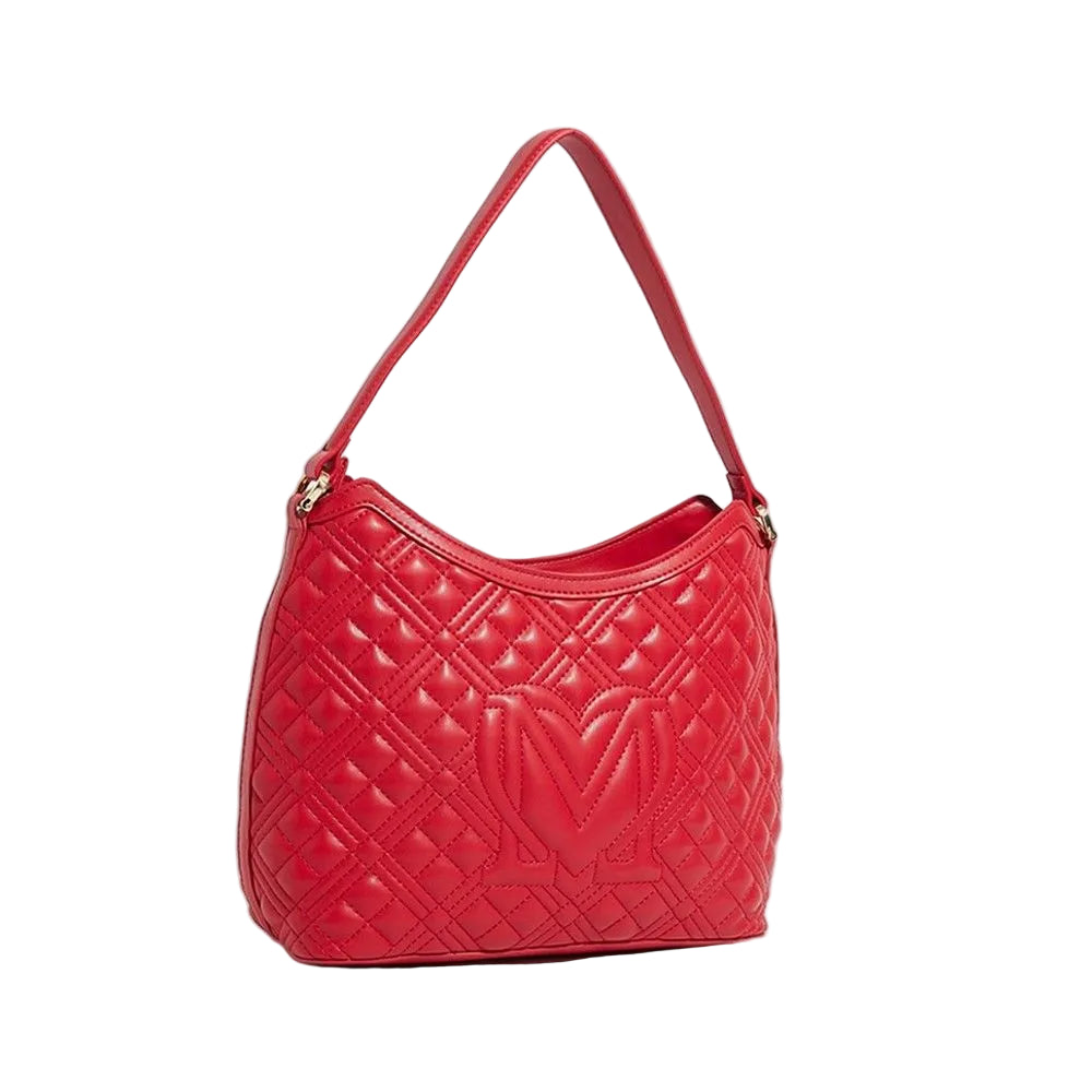 Love Moschino Red Quilted Shoulder Bag